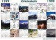 The Oreivatein wallpaper-calendar for 1999